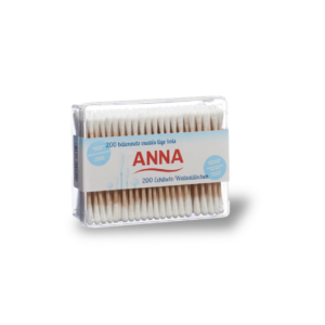 Cotons-tiges bois extra-forts Anna 200 pièces – Ferra Distributions Suisse