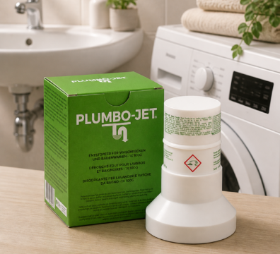 Plumbo-Jet UNO granules déboucheur 100g présentation – canalisations Ferra Distributions Suisse